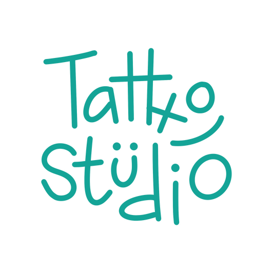 Colorful Handpoke Tattoo